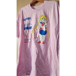 Sailor‎ Moon Men's Officially Licensed Anime Graphic Tee Shirt White 2xl D25 New